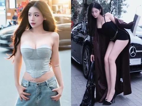Hot girl đi đẻ được nam thần VTV cho ở phòng tổng thống, sau sinh khoe dáng đẹp siêu thực giữa đường phố Hà Nội
