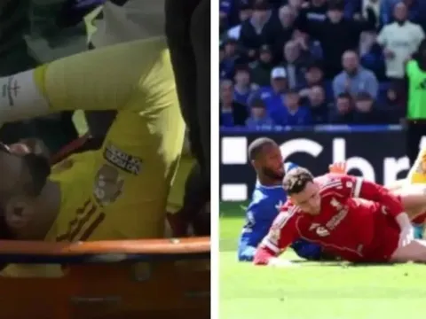 Mamardashvili dính chấn thương nặng ở trận derby Merseyside