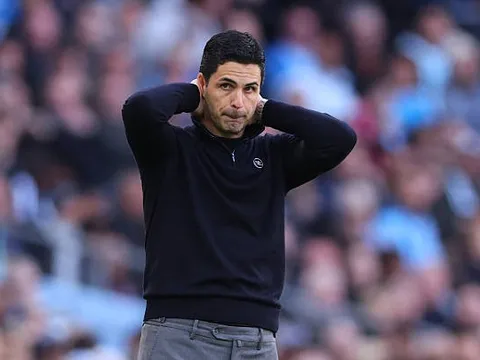 Cú ngã tại Etihad lột trần giới hạn năng lực của Mikel Arteta?