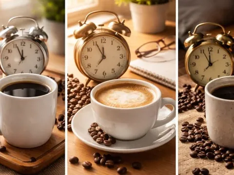 3 khung giờ uống cà phê tốt nhất trong ngày