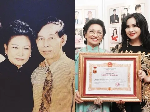 NSƯT từng là hoa khôi chọn cưới bạn học lớn hơn 11 tuổi, sinh con gái là NSND Thanh Lam tính "nóng" hệt bố