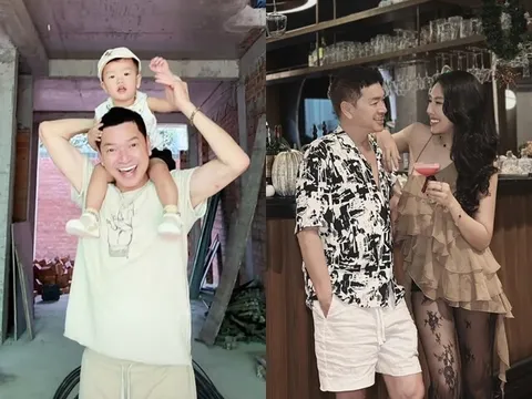 Sao Việt 24h: Diễn viên Quang Minh bế quý tử duy nhất đi thăm tổ ấm quy mô hoành tráng với vợ kém 37 tuổi