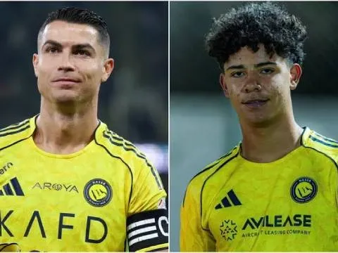 Al-Nassr tính đôn Ronaldo Jr lên đội một đá cùng CR7