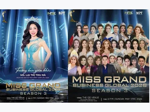 Hoa hậu Lại Thị Thu Hà chính thức đảm nhận vai trò Trưởng ban giám khảo cuộc thi nhan sắc quốc tế