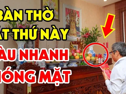 3 dấu hiệu trên bàn thờ báo hiệu điềm may mắn sắp trúng số giàu to