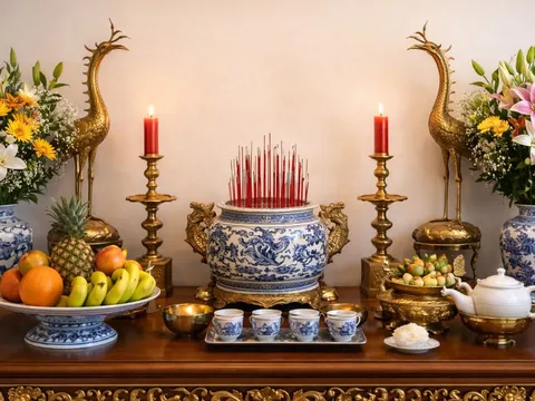 Ban thờ gia đình đủ 5 thứ này: Giữ lộc – giữ phúc – giữ bình an cho cả nhà