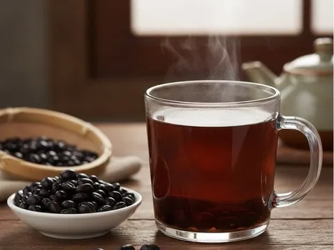 Nước đỗ đen mát - bổ nhưng có 3 người thèm mấy cũng không được uống