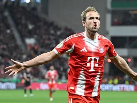 Kane lập công, Bayern nhấn chìm Leverkusen để vào chung kết
