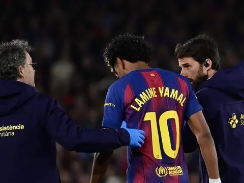 Lamine Yamal nghỉ hết mùa và lỡ Siêu kinh điển