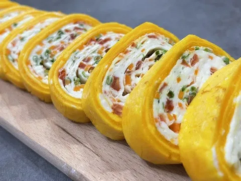 Cách làm trứng cuộn ngon tại nhà