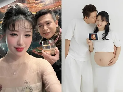 Cô giáo dạy piano xinh như búp bê vừa sinh con với "anh tài" đình đám Vbiz, nhan sắc khi mang bầu còn bất ngờ hơn