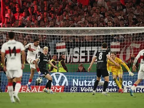 Siêu phẩm đánh gót phút 119 đưa Stuttgart vào chung kết gặp Bayern
