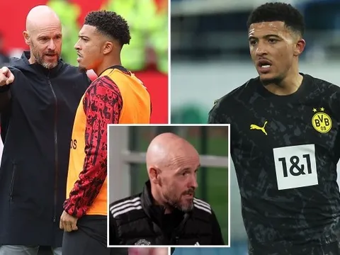 2 viễn cảnh điên rồ nhất giữa Ten Hag và Sancho