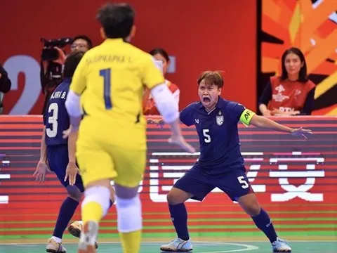 Futsal nữ Thái Lan ngược dòng kịch tính, vào chung kết châu Á lần đầu trong lịch sử
