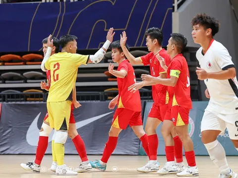 ĐT futsal Việt Nam đại thắng 9-1 trước Hồng Kông ngày ra quân giải châu Á