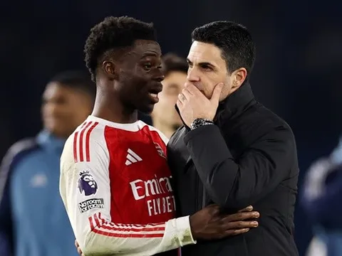 Arteta tin Bukayo Saka sẽ giúp Arsenal vượt mặt Man City