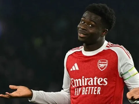 Arsenal giành điểm như đội xếp thứ 9 khi vắng Bukayo Saka