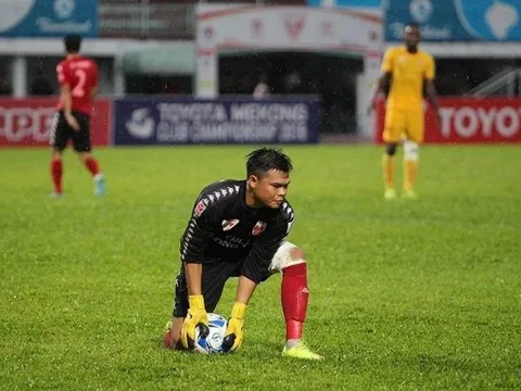 Thủ thành Tiến Anh xỏ găng, tái xuất CLB Long An