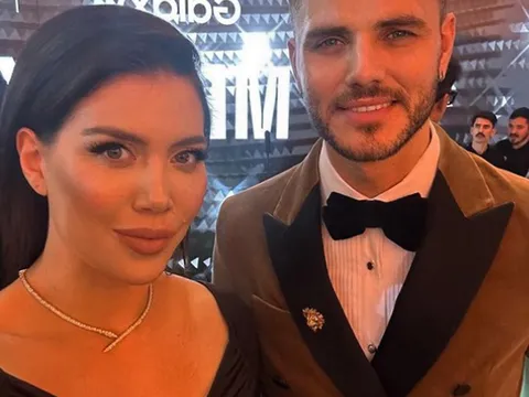 Wanda Nara "thả rông" vòng 1 ngày Icardi nhận giải