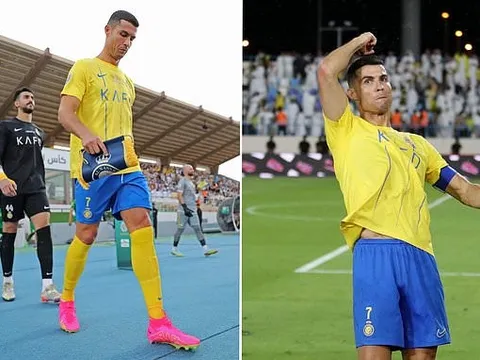 Hành động kỳ lạ của Ronaldo