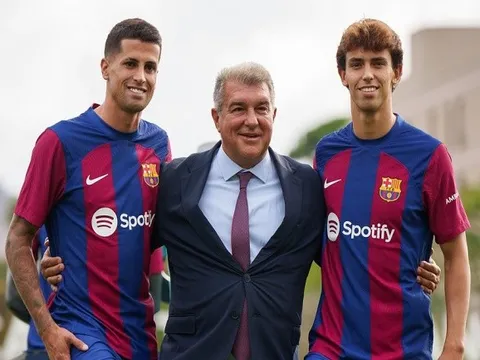 Laporta lên tiếng, rõ tương lai của bộ đôi người Bồ tại Barca