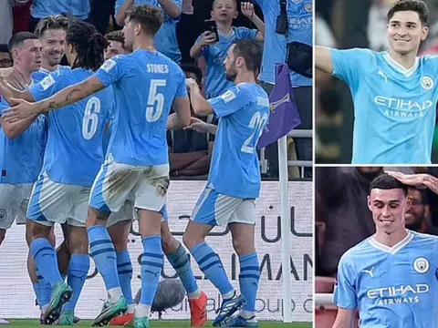 Alvarez thăng hoa, Man City hủy diệt đối thủ ở CK Club World Cup