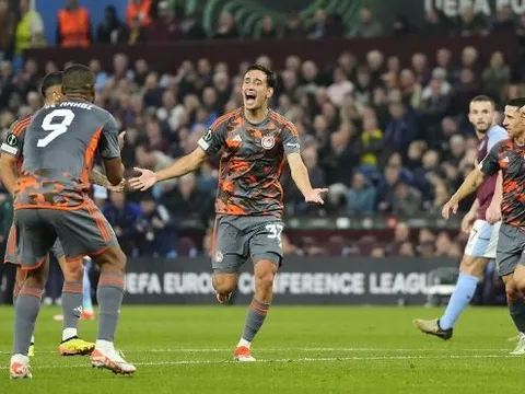 Aston Villa thua ê chề, tấm vé lịch sử chung kết Conference League