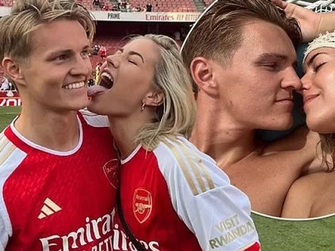 Bạn gái xinh đẹp, tinh nghịch của Odegaard