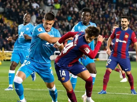 Thắng nghẹt thở đội bét bảng, Barca trở lại top 3 La Liga