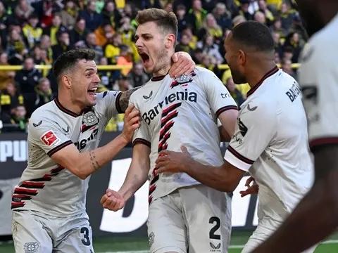 Bị Dortmund dẫn đến phút 90+6, Bayer vẫn duy trì mạch bất bại