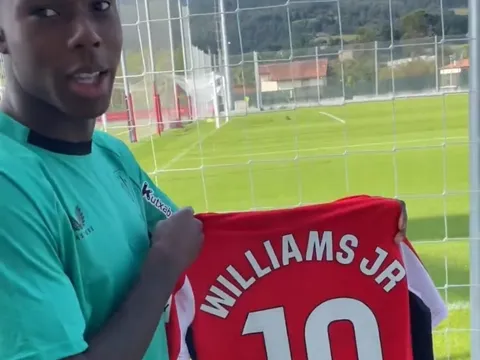 Bilbao đóng sập cửa mua Williams của Barca