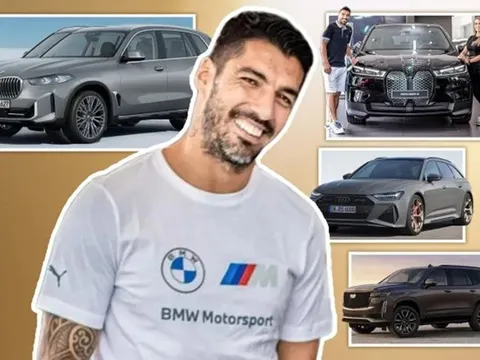 Choáng ngợp dàn siêu xe của Suarez