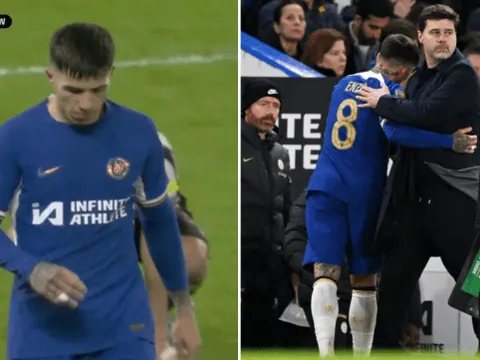 XONG! Rõ lý do Fernandez rời sân sau 32 phút, không phải chấn thương