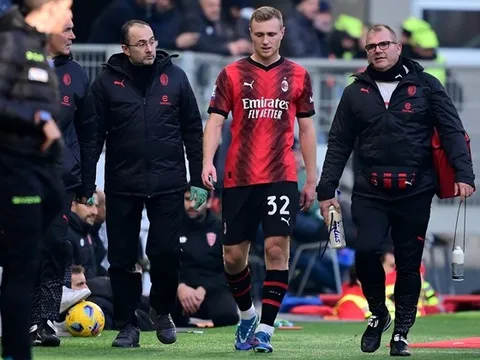 AC Milan tiếp tục mất người vì chấn thương dài hạn