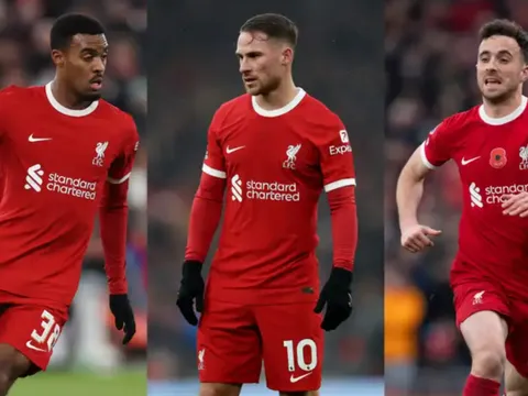 Liverpool cập nhật tình hình chấn thương của 3 ngôi sao