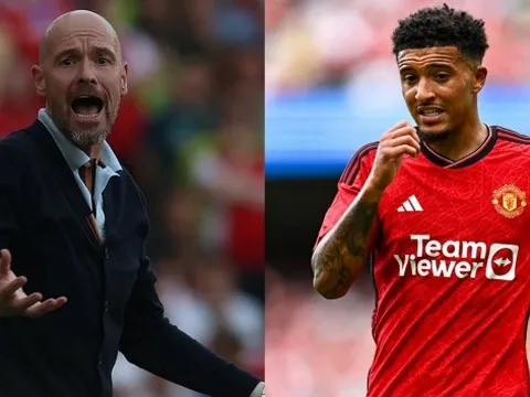 Muốn biết tại sao Sancho không thể toả sáng tại M.U, hãy hỏi Ten Hag