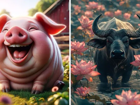 Người xưa có câu: “Lợn sinh tháng Giêng, trâu sinh tháng Năm là đại lộc", là như thế nào?