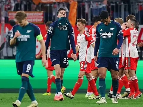 Nỗi đau kéo dài cho Arsenal sau thất bại tại Champions League