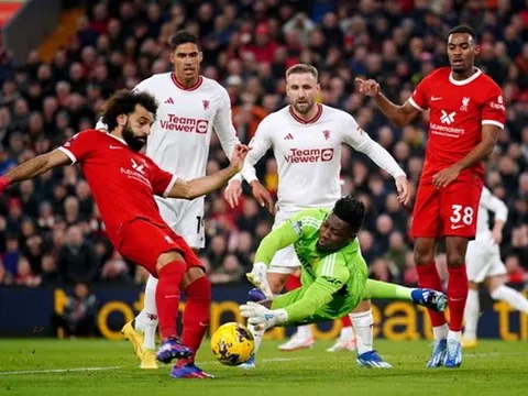 Onana xuất thần, 10 người Man Utd khiến Liverpool mất ngôi đầu