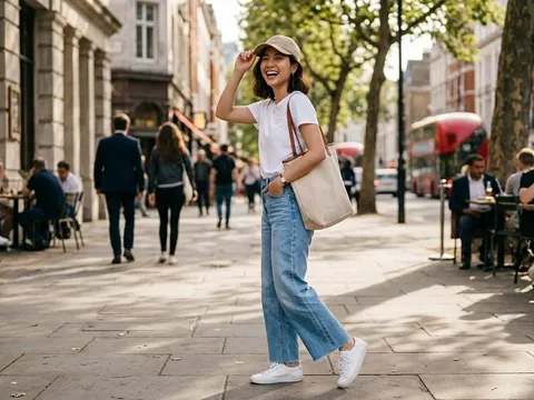 Quần jeans ống rộng: 4 công thức phối đồ “mặc là đẹp” cho mùa hè