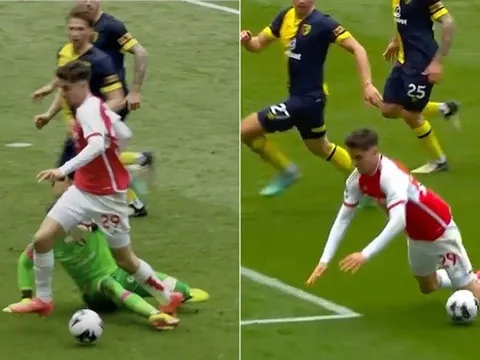 "Bạn biết và tôi biết rằng Havertz đã để chân ở đó"