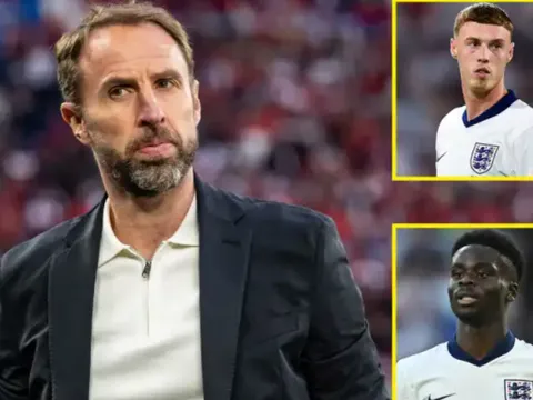 Southgate lý giải sự khác biệt giữa Saka và Palmer