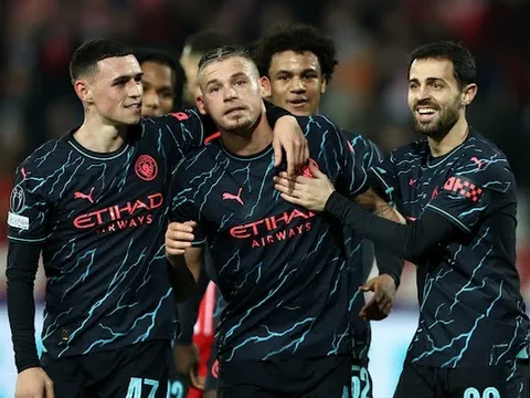 Man City lập kỷ lục chưa từng có cho bóng đá Anh ở Champions League