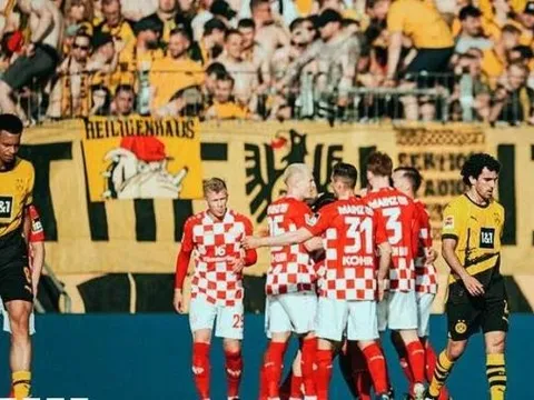 Thua thảm Mainz 05, Dortmund yên vị với vị trí thứ 5 chung cuộc