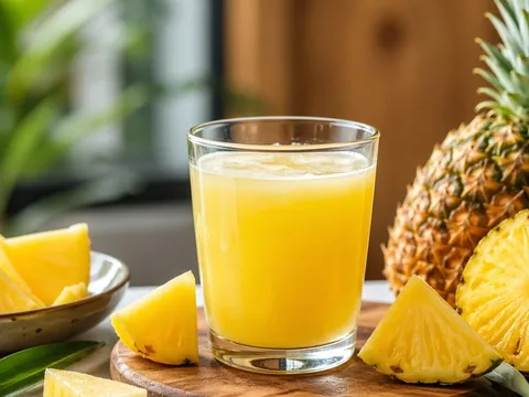 Uống nước dứa đúng cách: Hỗ trợ tiêu hóa, giảm cân mà không rát lưỡi, không lo nạp thừa đường