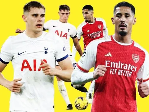 Van de Ven và Saliba: Chìa khóa của Derby bắc London