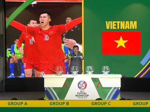 Việt Nam chung bảng với Trung Quốc và Thái Lan ở giải châu Á
