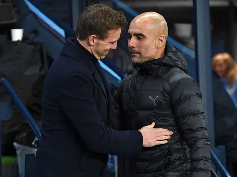 Nagelsmann: "Trước trận đấu với M.U, Pep đã đến đại bản doanh của chúng tôi"