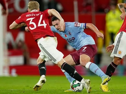 Màn trình diễn thảm họa của Van De Beek trước Aston Villa