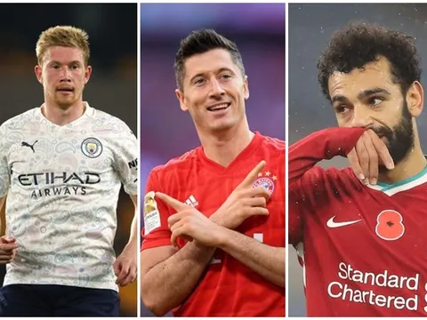10 sao 'đỉnh' nhất năm 2020 theo The Guardian: EPL áp đảo; Số 1 khó cãi